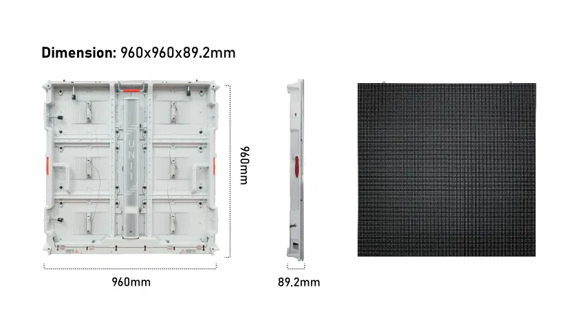 960X960mm Outdoor LED Display Screen Feature